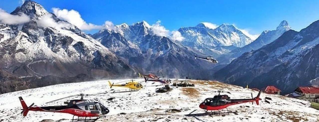 Helicopter tour to Langtang